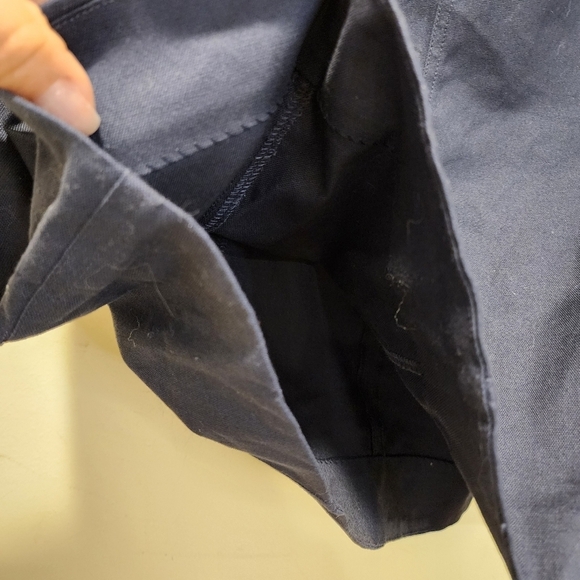 GAP Navy Blue Cotton ALine Mini Skirt Size 8 - Picture 5 of 8